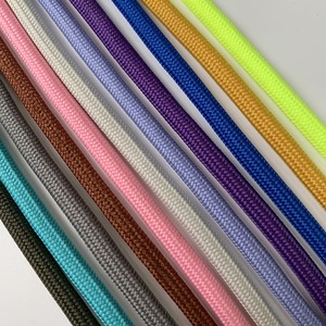 Logotipo de impresión de color personalizado Cordón Cordones de poliéster Cuerda Sudadera con capucha Cordón de cordón para ropa personalizada Pantalones de ropa - Product Image 2