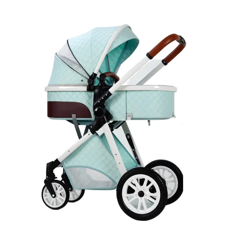 Fabrika özelleştirilmiş moda bebek arabası 3 in 1 araba koltuğu lüks bebek arabası ile hiçbir yorum için henüz