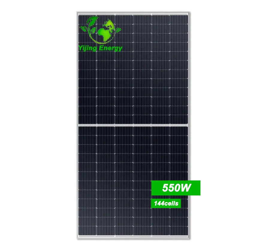 Высокоэффективная Заводская поставка панели солнечных батарей 500 525 550 Ватт панели солнечных батарей все черные солнечные панели
