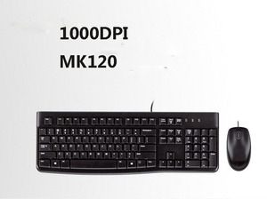 Original MK120 <strong>Keyboard</strong> and <strong>Mouse</strong> Combo Logi Tech Wired Full Size Optical USB Plug PC Laptop <strong>Computer</strong> Desk <strong>Keyboards</strong> Sets Black - Product Image 5