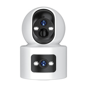 ICAM365 3MP Cámara IP de red inteligente Dual Gran angular Pan-Tilt CMOS Sensor Visión nocturna y Audio bidireccional Almacenamiento de tarjeta de memoria en la nube - Product Image 6