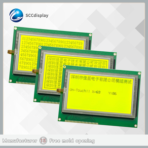 COB TP STN Módulo LCD amarillo Fuente de alimentación de 5,0 V Pantalla gráfica grande Resolución de 240x12 RA8822PIN Pantalla táctil gráfica Lcd - Product Image 2