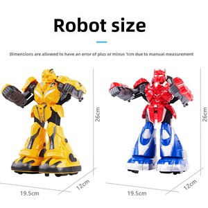 超智能大运动感应遥控战斗机器人亲子互动铁甲钢拳玩具机器人 - Product Image 2