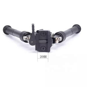 Outdoor V8 6- 9 Tactical Adjustable <strong>Bipod</strong>, CNC Quick Detach Lever for 20mm <strong>Mount</strong> (360 Degree Swivel) for Hunting and Shooting - Product Image 5