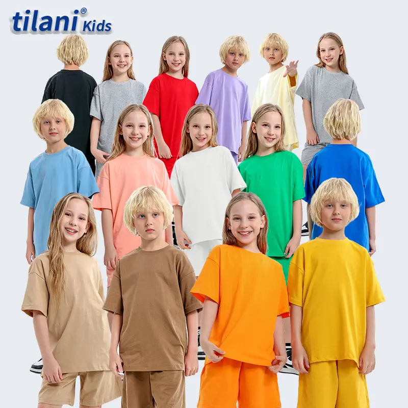 2024 moda yaz aile T-shirt % 100% pamuk özel logo gömlek ebeveyn-çocuk bebek boş T shirt anne ve ben için