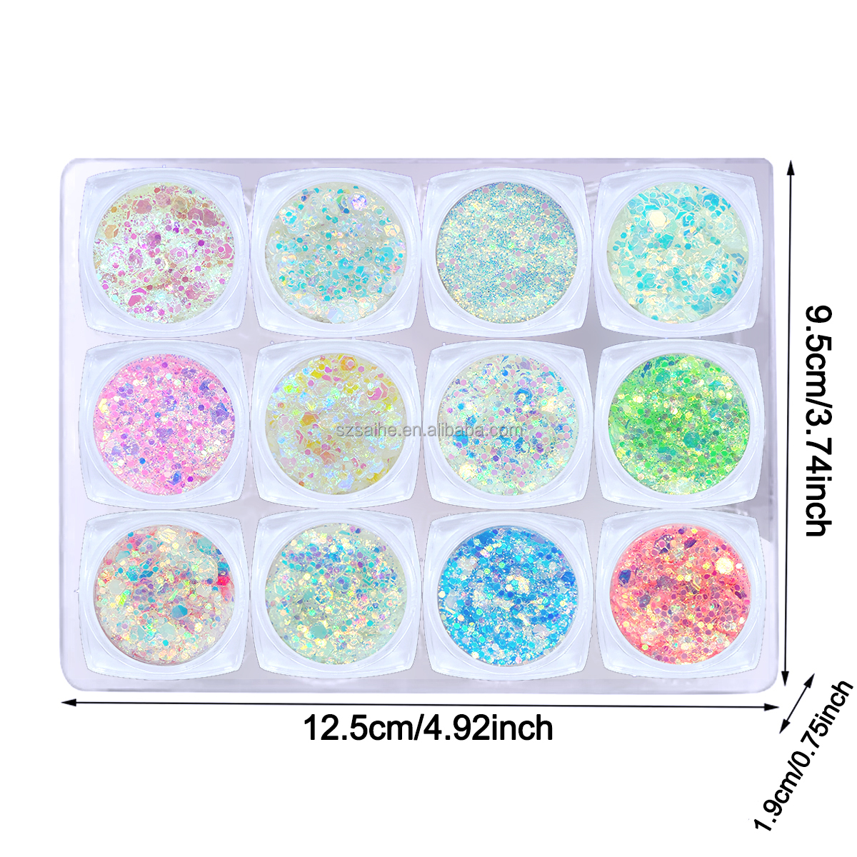 Set11-12 colores mezclados/Brillo noctilucente