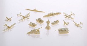 Mô hình người lính quân đội biển, mặt đất và không khí đặt người lính nhựa bàn cát người lính hình nhỏ Đồ chơi Chiến đấu trẻ em - Product Image 5