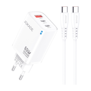 JOKADE 65W GaN 2C1A hızlı şarj seti şarj PD3.0 QC5.0, ab tak Laptop için 100W kablo ile Tablet telefon - Product Image 1
