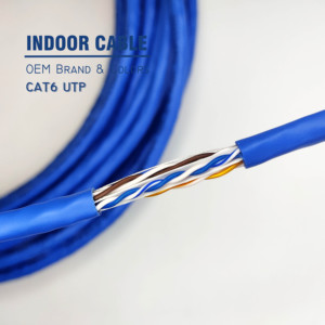UL LISTE CM CMR CMP 5e类/6类/6a类以太网电缆UTP 24AWG 23AWG 4对350Mhz 550Mhz聚氯乙烯护套通信电缆 - Product Image 3