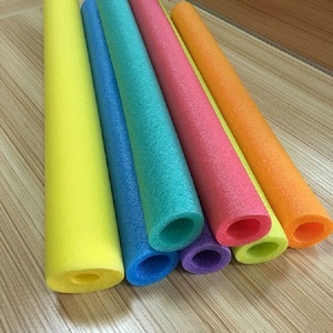 Tubo acolchado tubo sólido negro redondo flotante espuma suave piscina natación fideos - Product Image 3