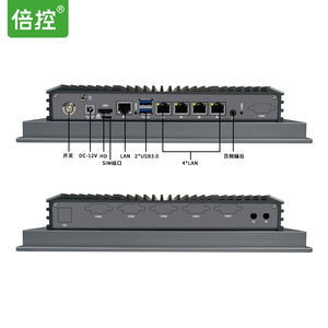 BKHD OEM 10.1 ~ 21.5 pollici 5LAN I5-7300U I7-8550U tutto in un AIO Computer pannello industriale 12V/24V POE ispezione visiva IOT 4G 5G - Product Image 4