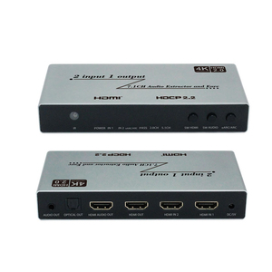 Original OEM de fábrica 4K HDMI Extractor de audio HDMI switch 2 en 1 4X1 HDMI 2,1 earc Extractor de audio - Product Image 1