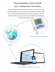 Registrador de datos de temperatura Sensor de temperatura Registrador de temperatura Wifi