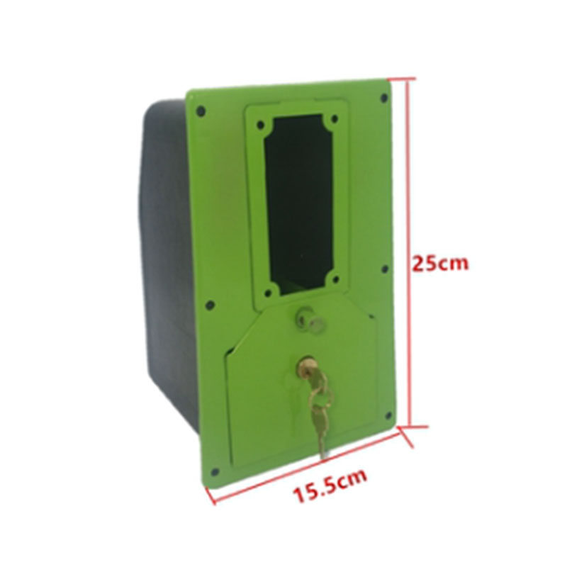 Dark green 25 high cash drawer with lock
