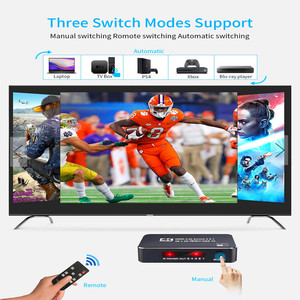 V2.0 5X1 <strong>HDMI</strong> <strong>Switch</strong> with HDR+ARC 3D 4K*2K@60Hz Support HDR 4K 60Hz 5x1 <strong>HDMI</strong> <strong>Switch</strong> up to <strong>5</strong> <strong>HDMI</strong> signal <strong>Input</strong> - Product Image 4