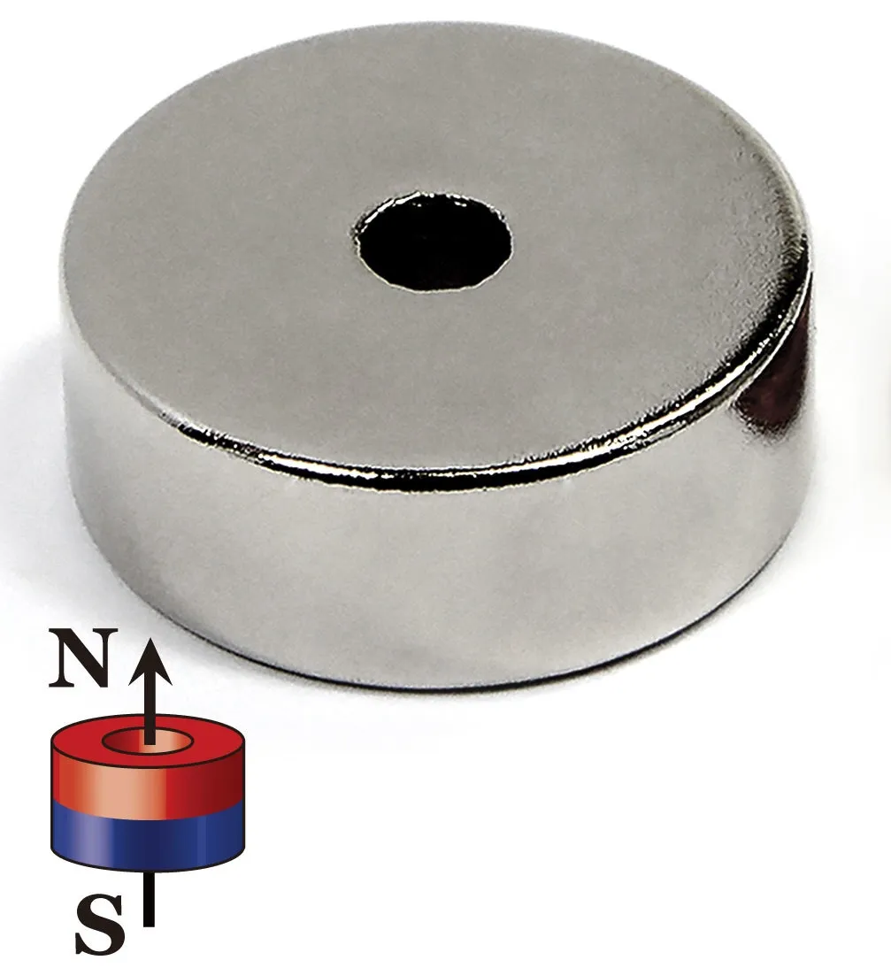 焼結Ndfeb磁気リングN35希土類ネオジム円形リング磁石