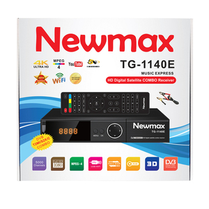 NEWMAX-decodificador de tv digital por satélite, receptor de tv sin plato, COMBO linux, internet, TG-1140E, nuevo, yayi, conax - Product Image 6