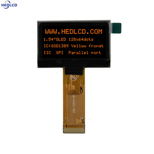 Vendita in fabbrica 1.54 "12864 modulo display OLED 128x64 con SSD1309 SPI I2C parallelo per strumentazione ed elettrodomestici - Product Image 4