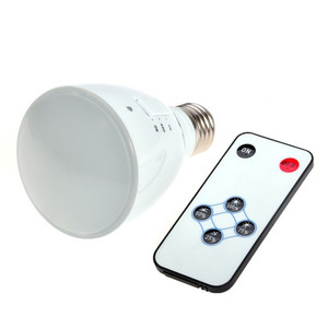 Emergency Bulb 7W Remote Control E27 Battery Operated <strong>Led</strong> Light Bulb - Product Image 1