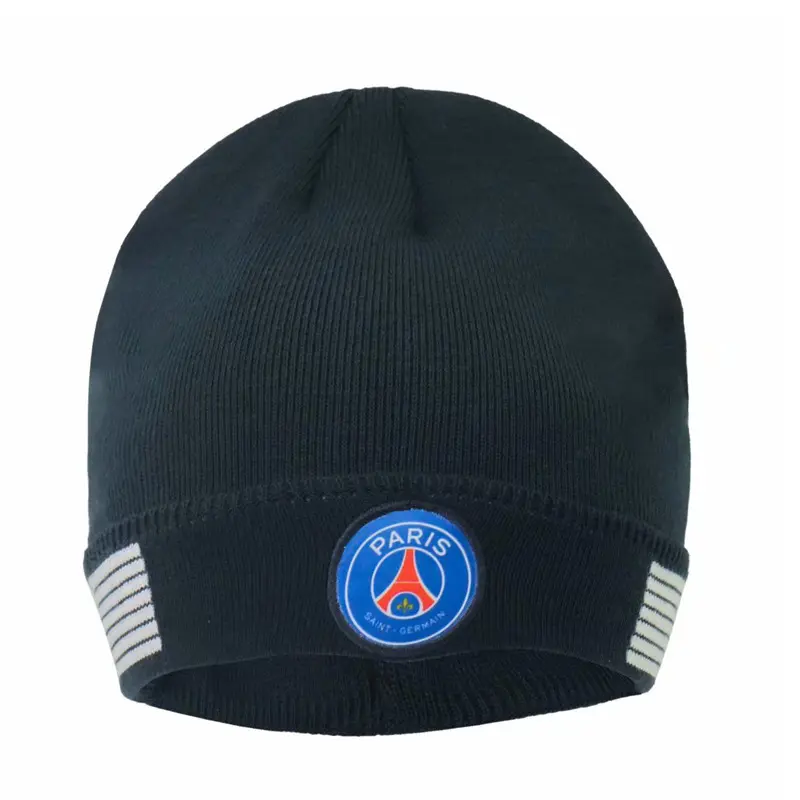 2024 Winter Custom LOGO Acrylic Sports Club Jacquard Knitted Beanie Knitted Fan Hats