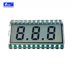 Benutzer definierter 70-Pin-7-Segment-Monochrom-LCD-Display 4-stelliger Kraftstoffsp ender mit 40-poligem Platinen modul - Product Image 6