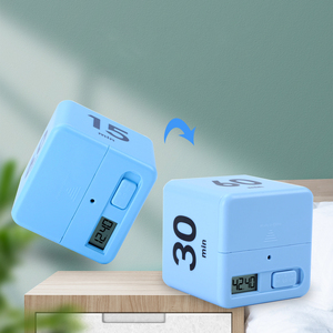 WSY75 Custom Cube Rotierender Timer Workout Produktivität Pomodoro Timer Großhandel Digital Flip Kitchen Countdown Timer für Kinder