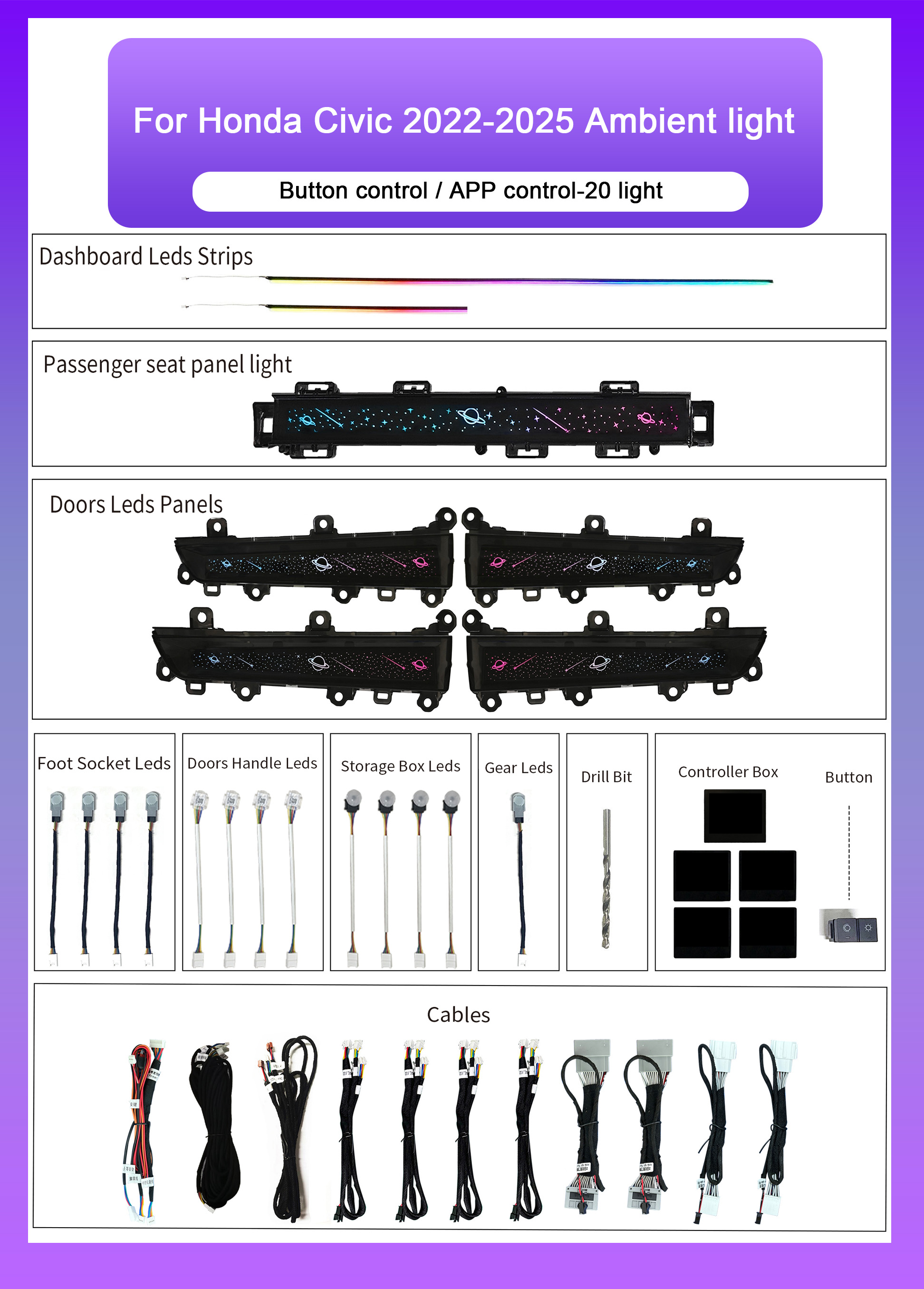 Starry Sky Style 20in1