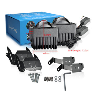 U5 U7 U10 U9 60w 6000lm su geçirmez projektör lens lambası için yüksek düşük ışın kamyon atv SUV motosiklet u9 led lamba sis lambası - Product Image 6