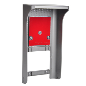 Sistema de control de acceso Máquina Cubierta impermeable Reconocimiento facial Máquina de huellas dactilares Control de acceso para sistema de seguridad al aire libre
