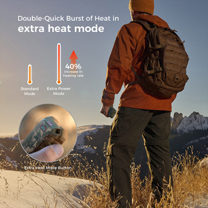 Nieuwe Product Ideeën 2024 Groothandel Usb Oplaadbare Handwarmer 10000Mah Power Bank Elektrische Warmer Draagbare Winter Cadeau - Product Image 5