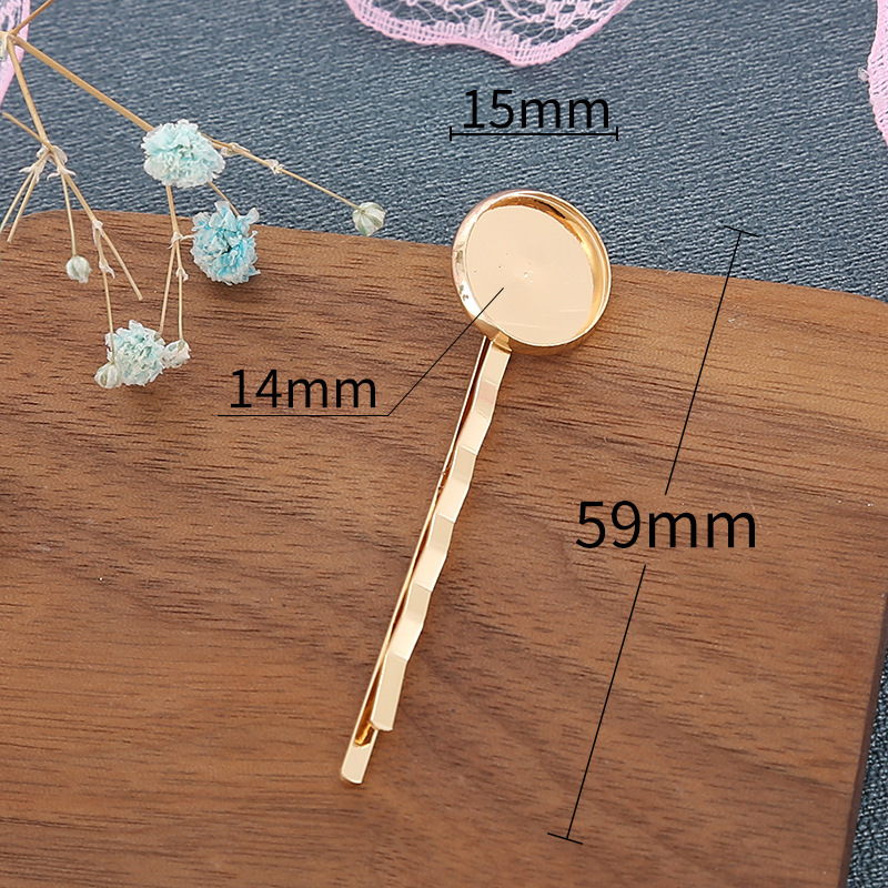 Clip à quatre ondes de 59 mm, poêle plate de 14 mm