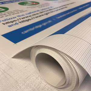 Tùy chỉnh quảng cáo khuyến mại ngoài trời PVC Flex lưới tường biểu ngữ in ra kinh doanh Vinyl Cờ biểu ngữ Đăng với logo in ấn - Product Image 5