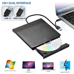 光盘刻录机光盘驱动器USB外部DVD rw播放器读卡器驱动器兼容桌面视窗、Linux和苹果 - Product Image 2