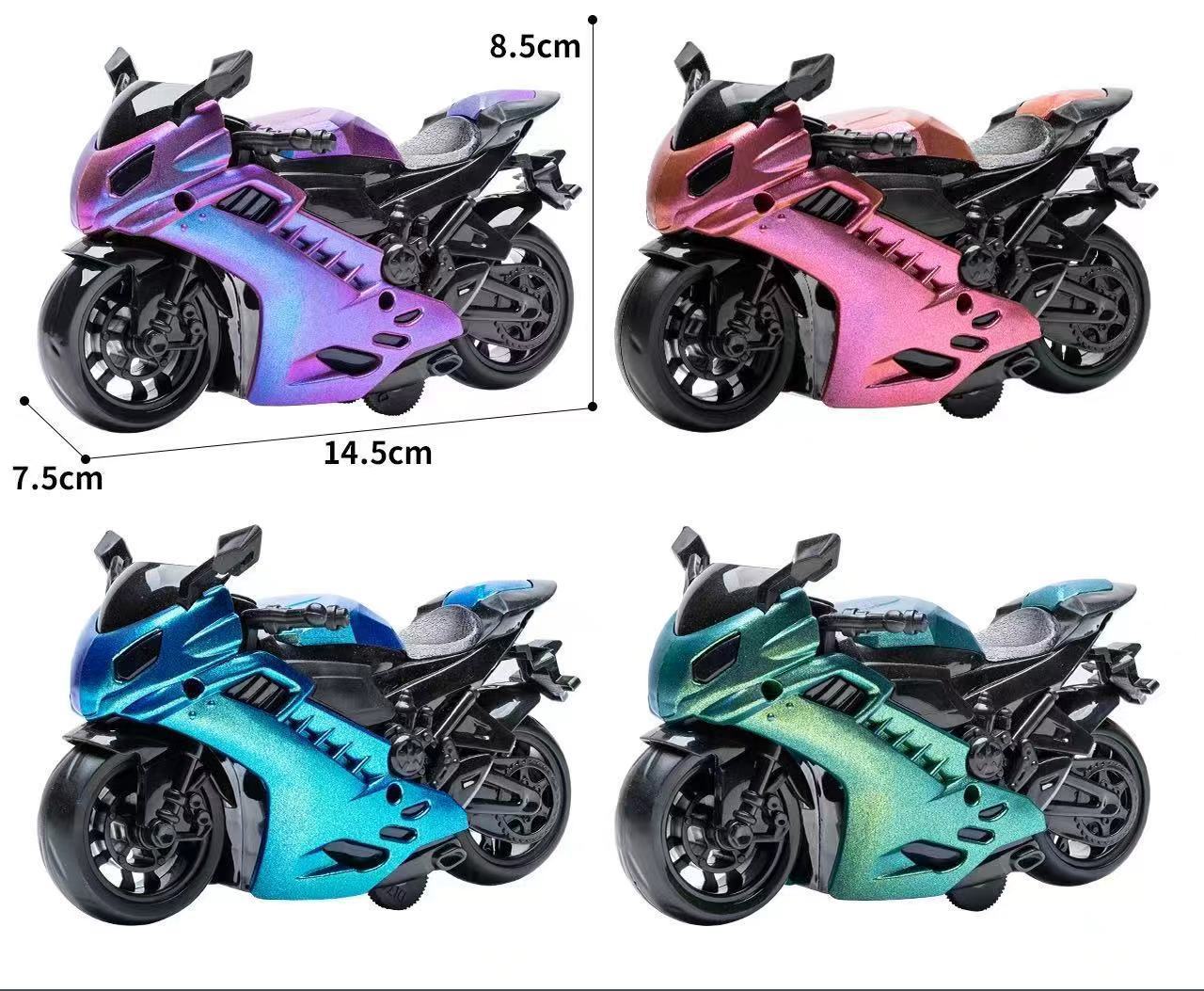 cheveux aléatoires de couleur de moto nus et colorés