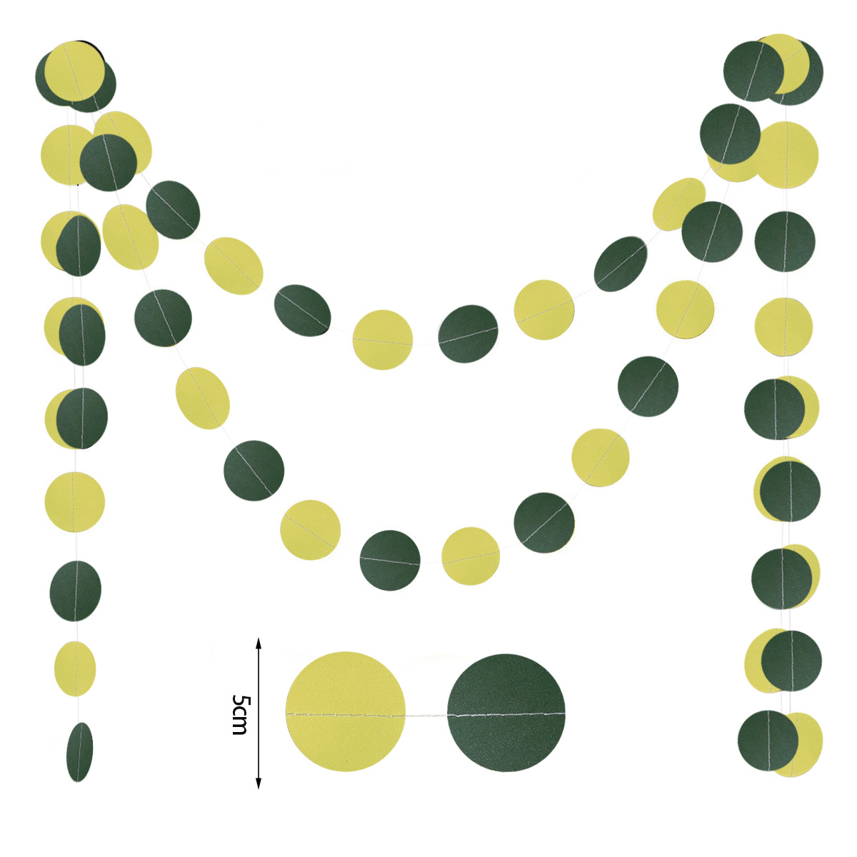 Pearlescent paper Bean Green Series (4 m)