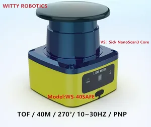 El Puerto Ethernet y los sensores Lidar PNP 360 para interiores y exteriores de 40M se utilizan para el mapeo, la navegación y la evitación de obstáculos del robot AGV - Product Image 3