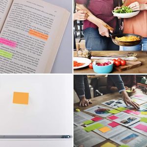 Custom Color Splitter Self-Adhesive Sticky Notes Set Pack Prioritize With Color <strong>Coding</strong> Scrapbook <strong>Memo</strong> Ped - Product Image 5