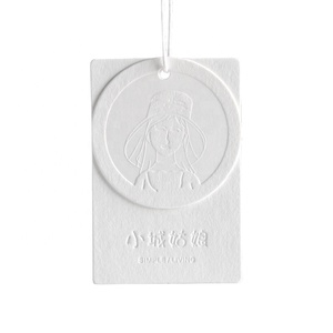 <strong>Custom</strong> LOGO different shape square round hang <strong>tag</strong> with cotton nylon <strong>string</strong> - Product Image 5