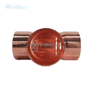 Multi Specification <strong>3</strong> <strong>Way</strong> Copper Tee Pipe Tube Tee Connector Copper Pipe Fittings for Refrigeration HVAC <strong>Parts</strong> - Product Image 4