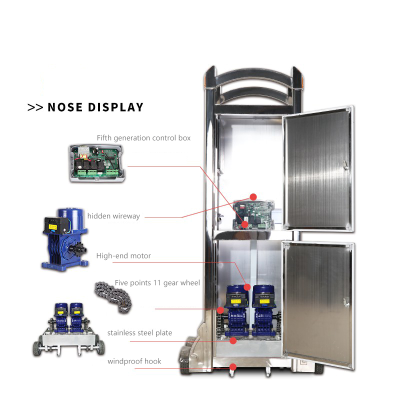 New Design Unique Automatic Electrical Operated Retractable Gate