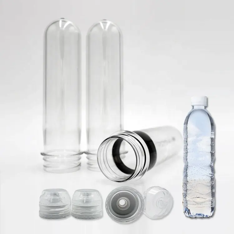 Matière première de 38mm directe d'usine de préformes pour animaux de compagnie préforme de bouteille pour animaux de compagnie de boisson gazeuse en plastique transparent