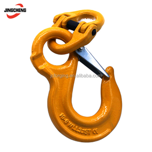 10mm 20mm 32mm G80 mắt Sling móc với chốt cho chuỗi cáp treo Châu Âu loại clevis tự khóa móc - Product Image 4