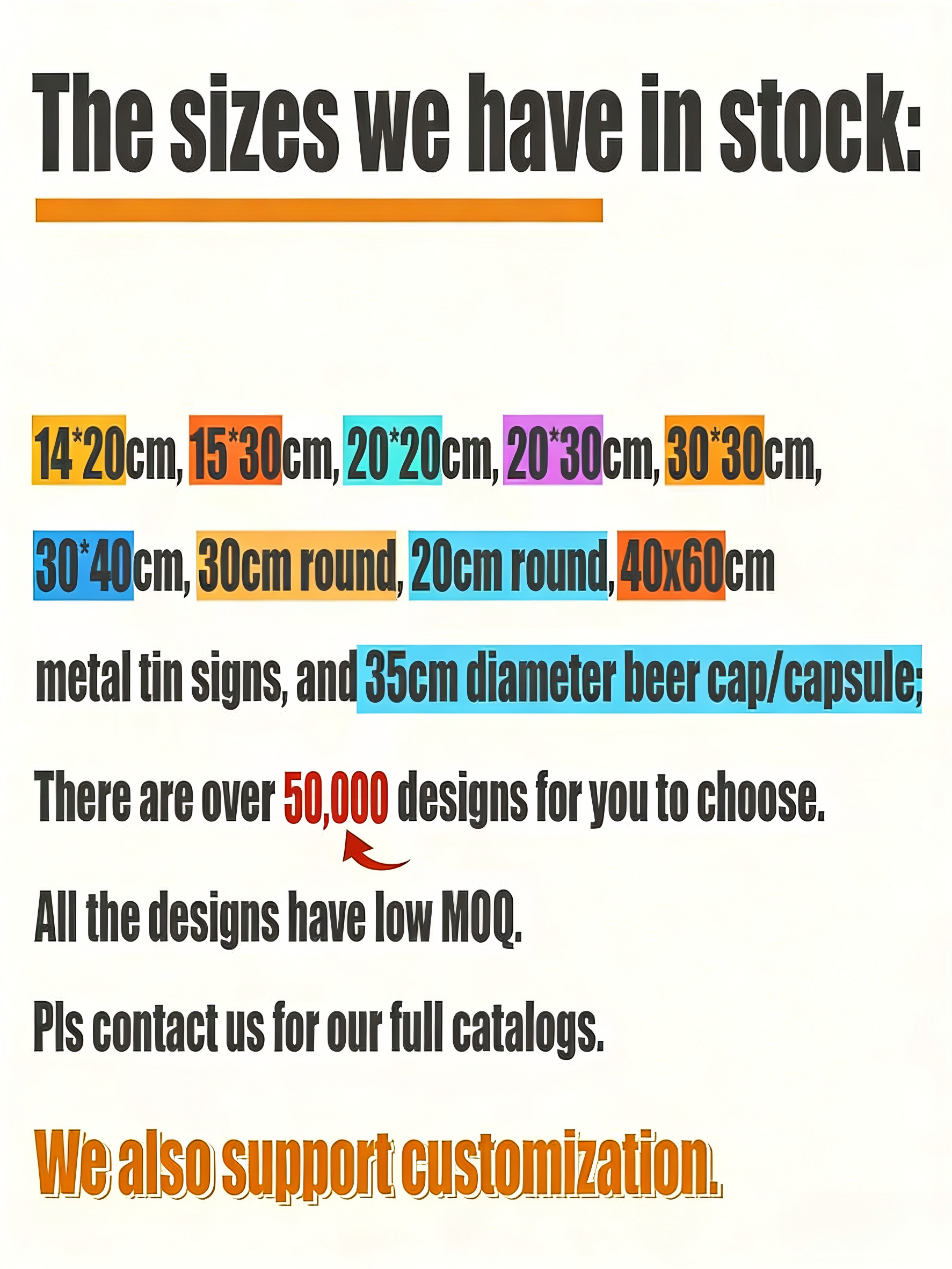 customize & over 50000 designs in our catalogs