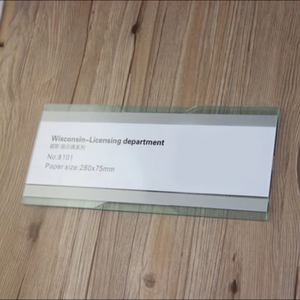 1/8 inch dày rõ ràng Acrylic tùy chỉnh tấm Acrylic UV đá cẩm thạch PVC nhựa sân dấu hiệu bọt bảng tường - Product Image 5