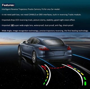 20mm IR Night Vision 140 Degrees Wide Angle CCD HD Car Rear View <strong>Camera</strong> <strong>Dynamic</strong> Trajectory Moving Guide Line Car <strong>Backup</strong> <strong>Camera</strong> - Product Image 4