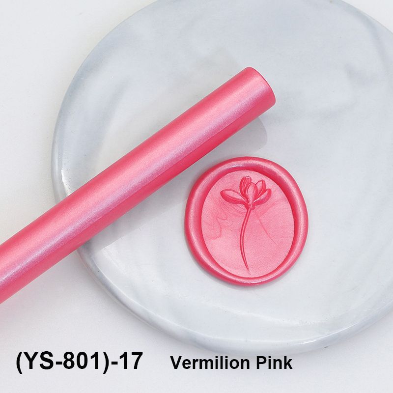(YS-801)-17 Rose vermillon