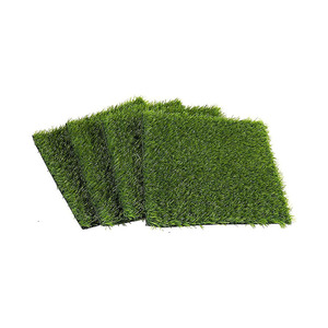 嵌套盒垫，12英寸x12英寸可洗人造草地毯地毯草合成草皮垫 - Product Image 3