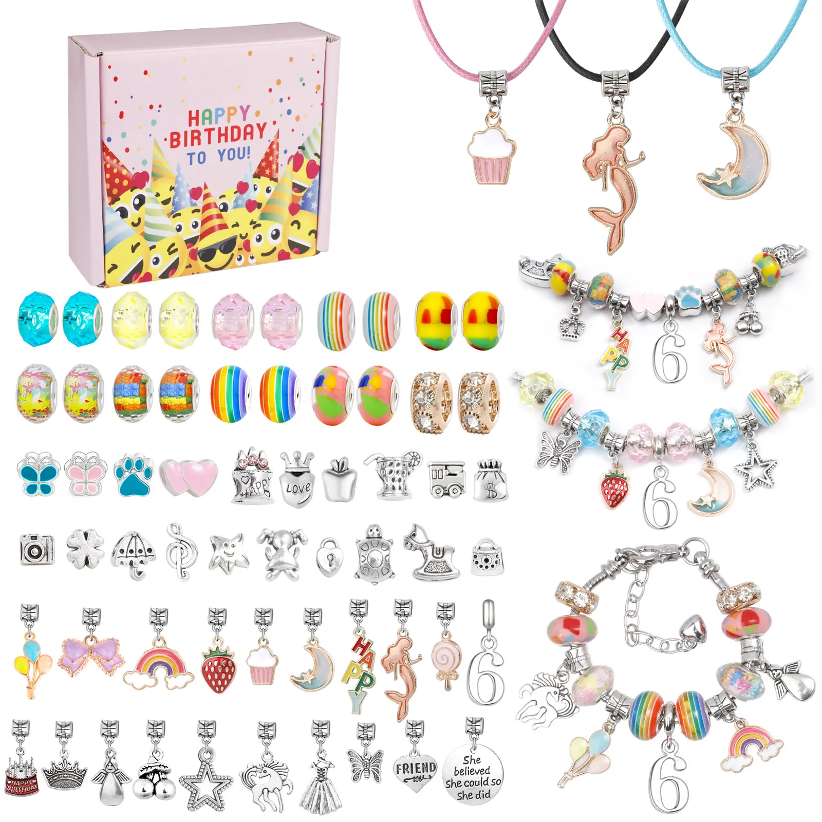 Conjunto de pulsera de cumpleaños para niños, rompecabezas creativo, juguetes de fantasía, regalos de retorno de cumpleaños para niños