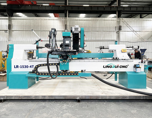 China LR-1530-4T Engraving Table Legs <strong>Auto</strong> <strong>Loading</strong> <strong>Unloading</strong> 3D Wood Materials Automatic Table Legs Cnc Wood Lathe <strong>Machine</strong> - Product Image 3