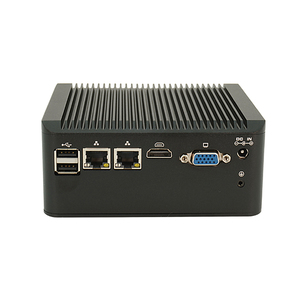 インテルCore I3 5005UベアボーンミニPCコンピュータボックスPC 24時間7日稼働産業用Fanless PC ITシステム - Product Image 1
